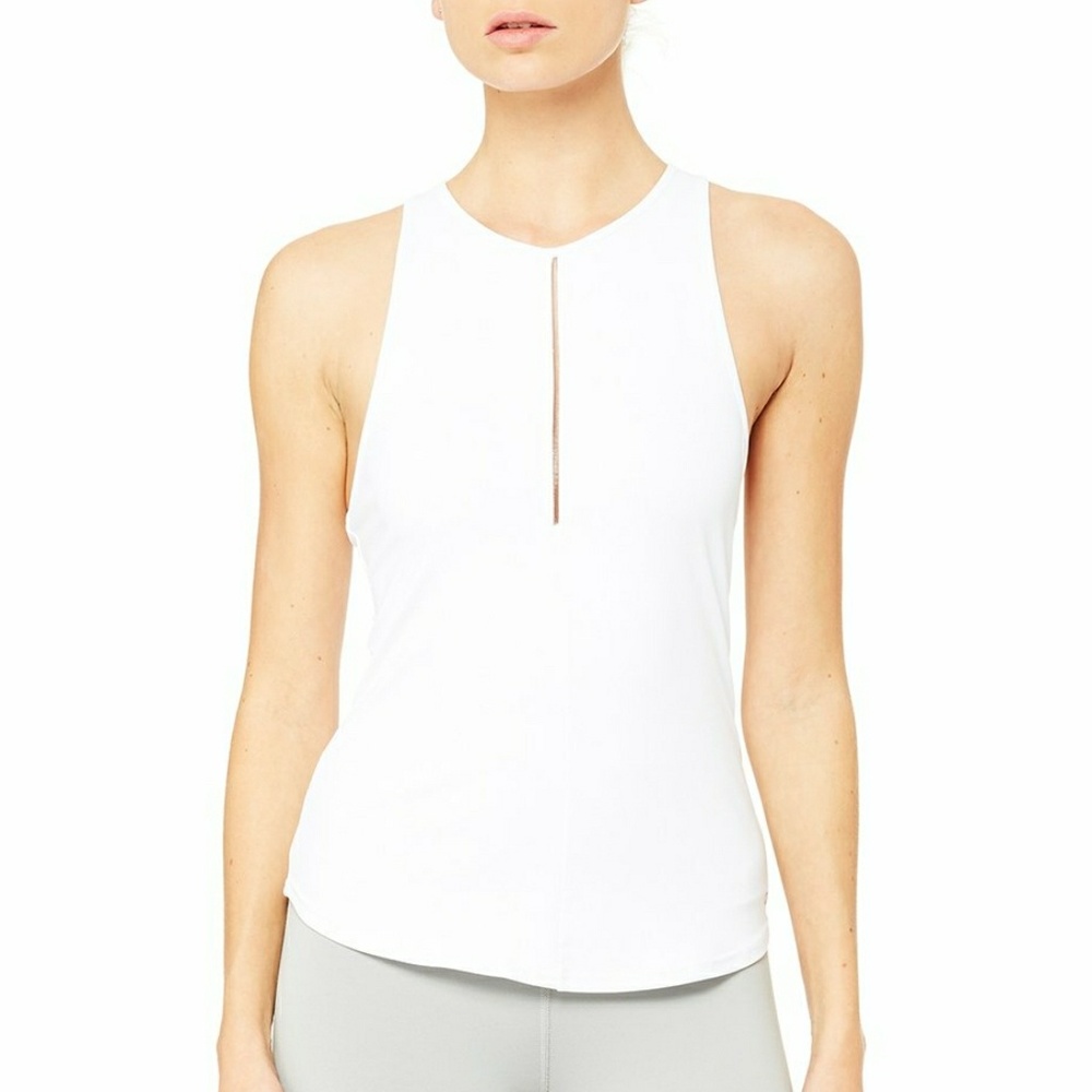 ALO Yoga White Tank Top